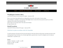 Tablet Screenshot of cakedelight.com